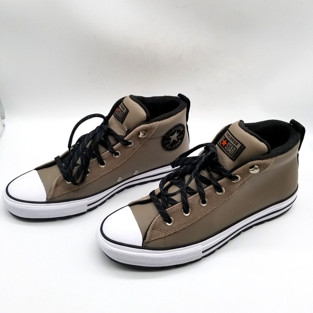 Converse Chuck Taylor All Star Men 166072C Street Mid Leather Sneaker 7
